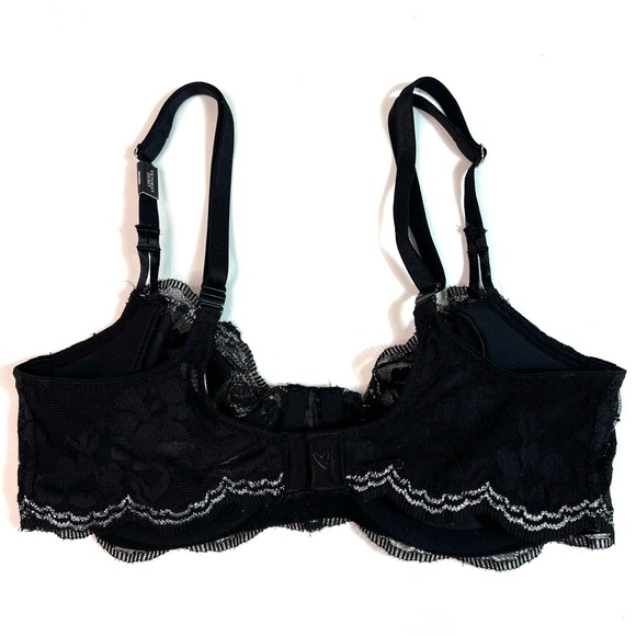 NWT Victoria’s Secret Dream Angel Wicked Push-Up without Padding Black Size 32D - Picture 4 of 14